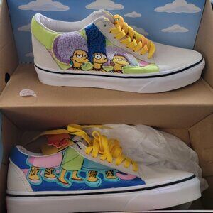 Simpsons Vans Limited Edition Shoes Sz US 6.5 M / 8 W Old Skool The Bouviers